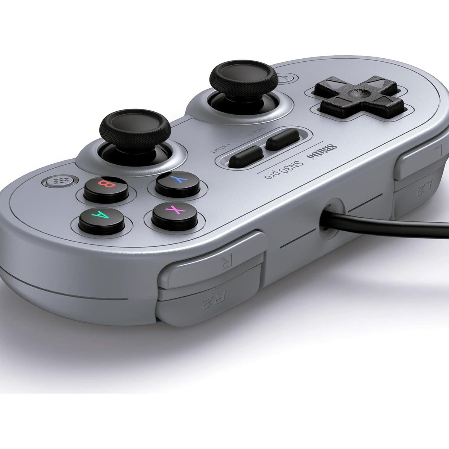 Controlador USB con cable 8Bitdo SN30 Pro para Switch y PC