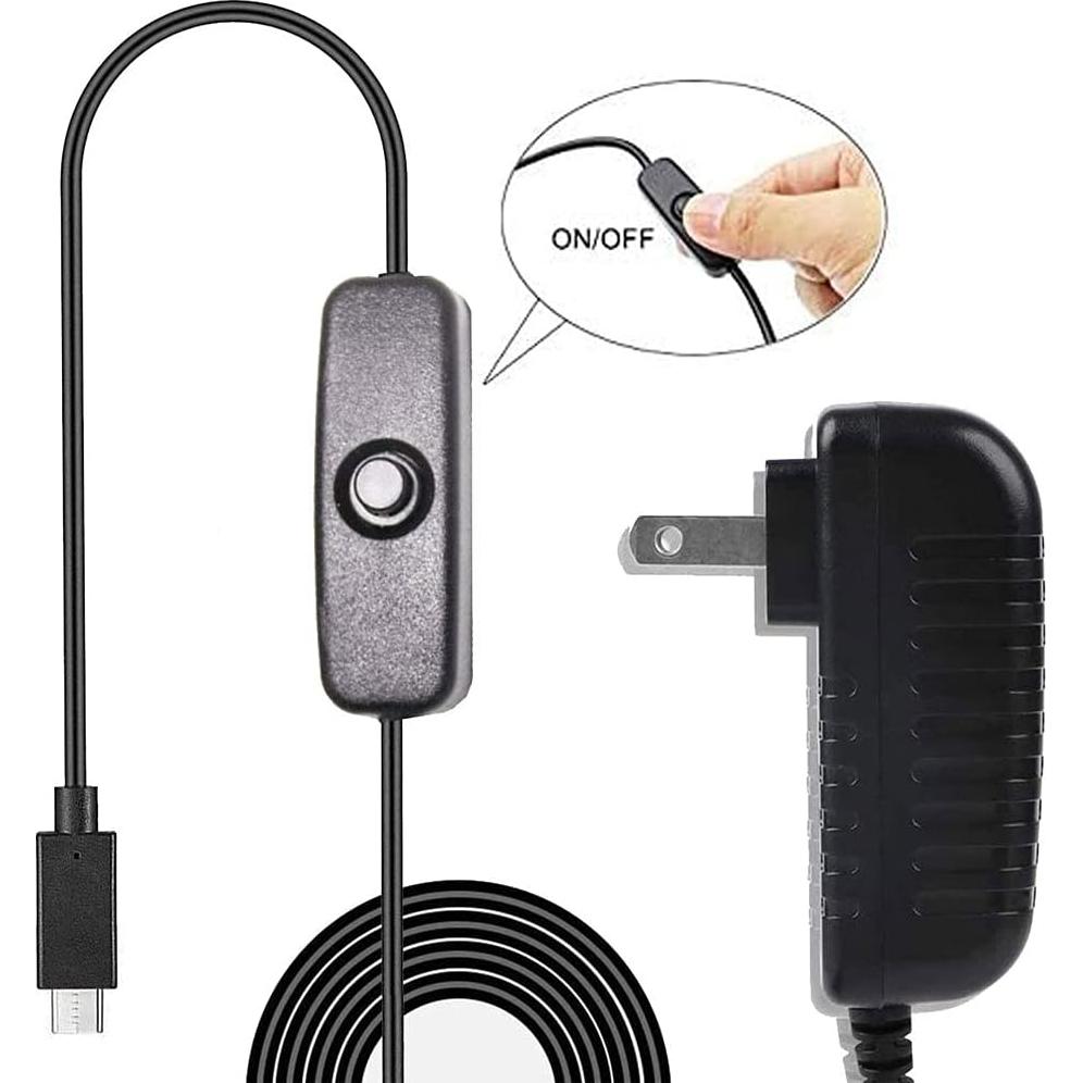 Adaptador de Carga USB Tipo C 5V 3A Treedix para Raspberry Pi 4B