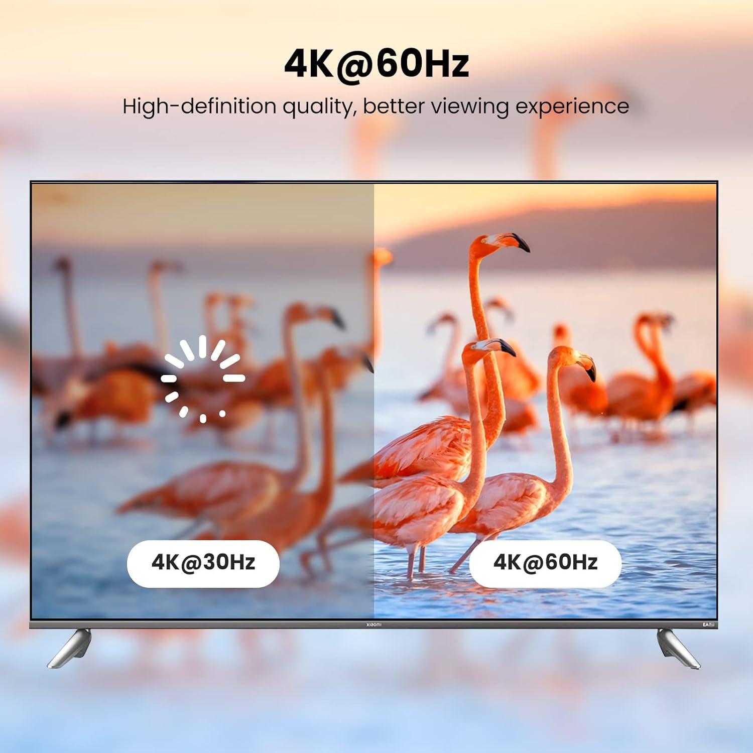 UGREEN Cable Micro HDMI a HDMI 4K 0.91m Trenzado Plata