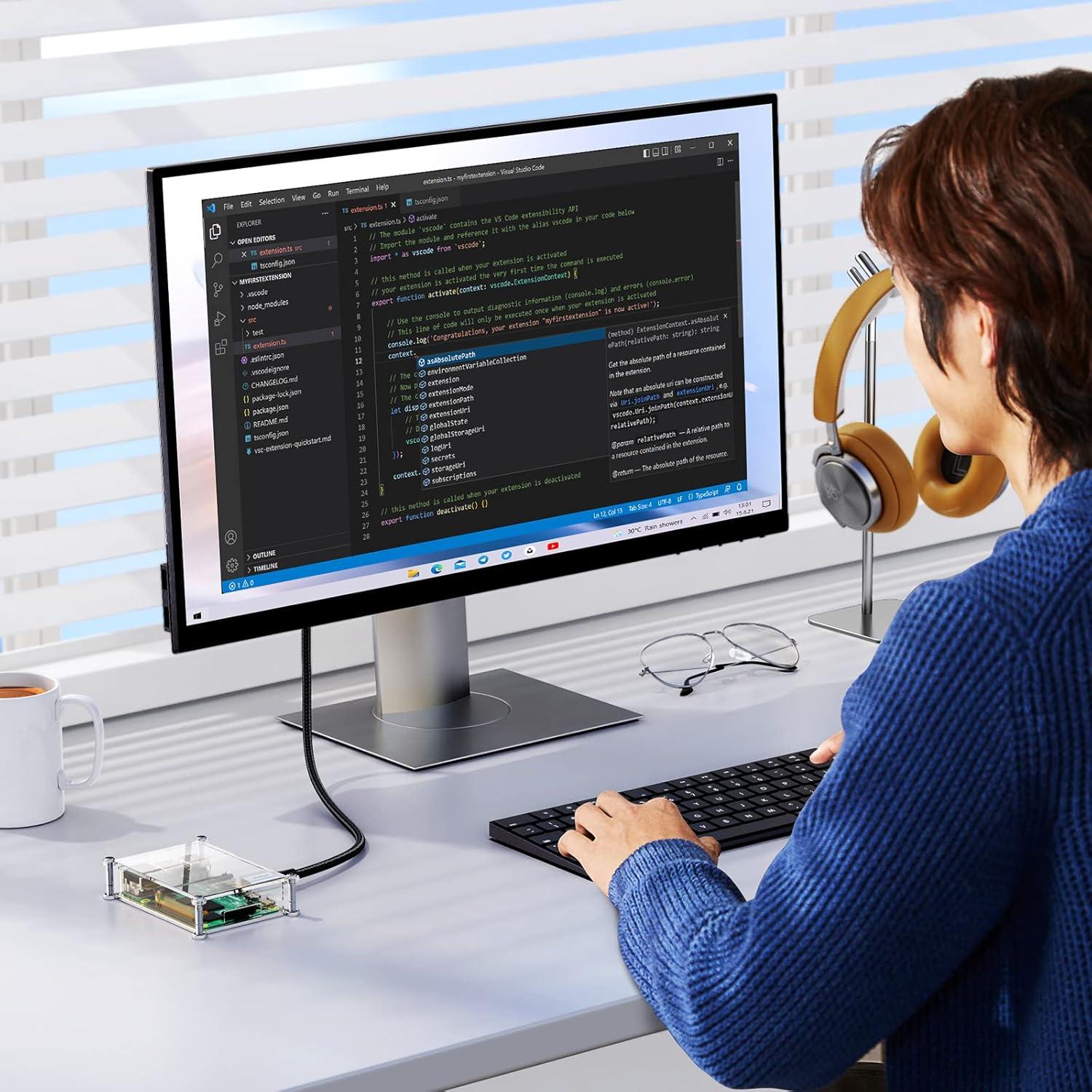 UGREEN Cable Micro HDMI a HDMI 4K 0.91m Trenzado Plata