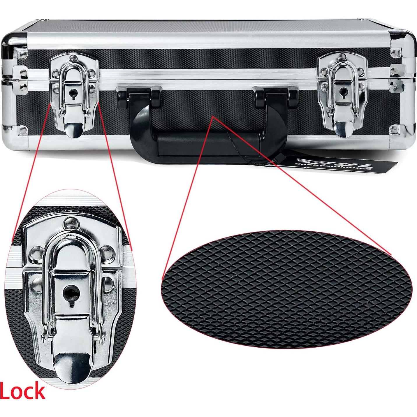 Estuche de Aluminio HUL 16" con Espuma Personalizable