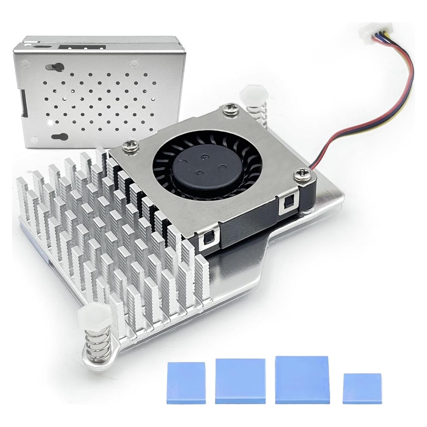 Enfriador Activo Armor Lite V5 para Raspberry Pi 5 - Aluminio