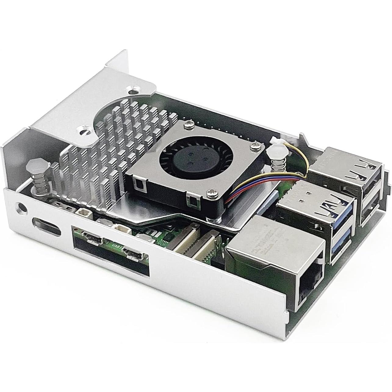 Enfriador Activo Armor Lite V5 para Raspberry Pi 5 - Aluminio