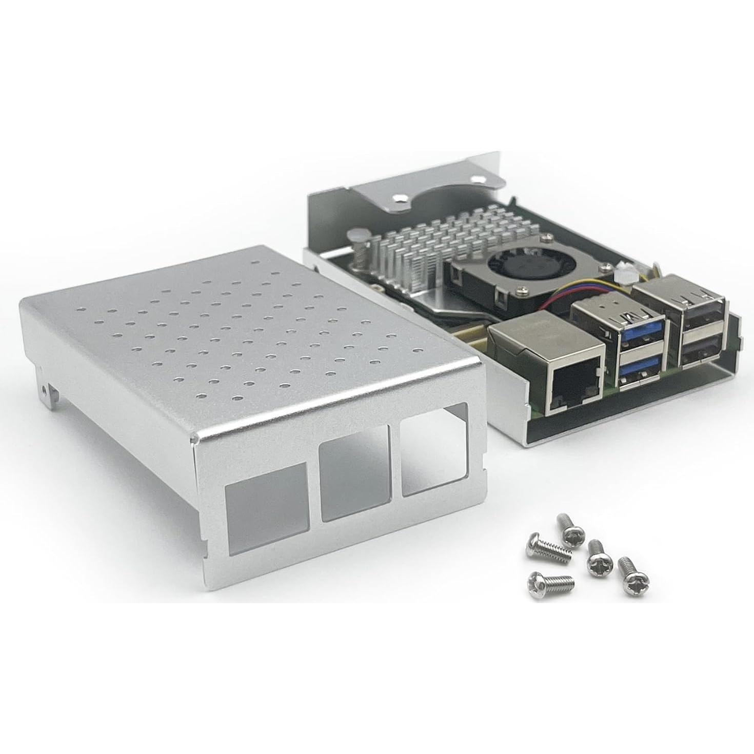 Enfriador Activo Armor Lite V5 para Raspberry Pi 5 - Aluminio