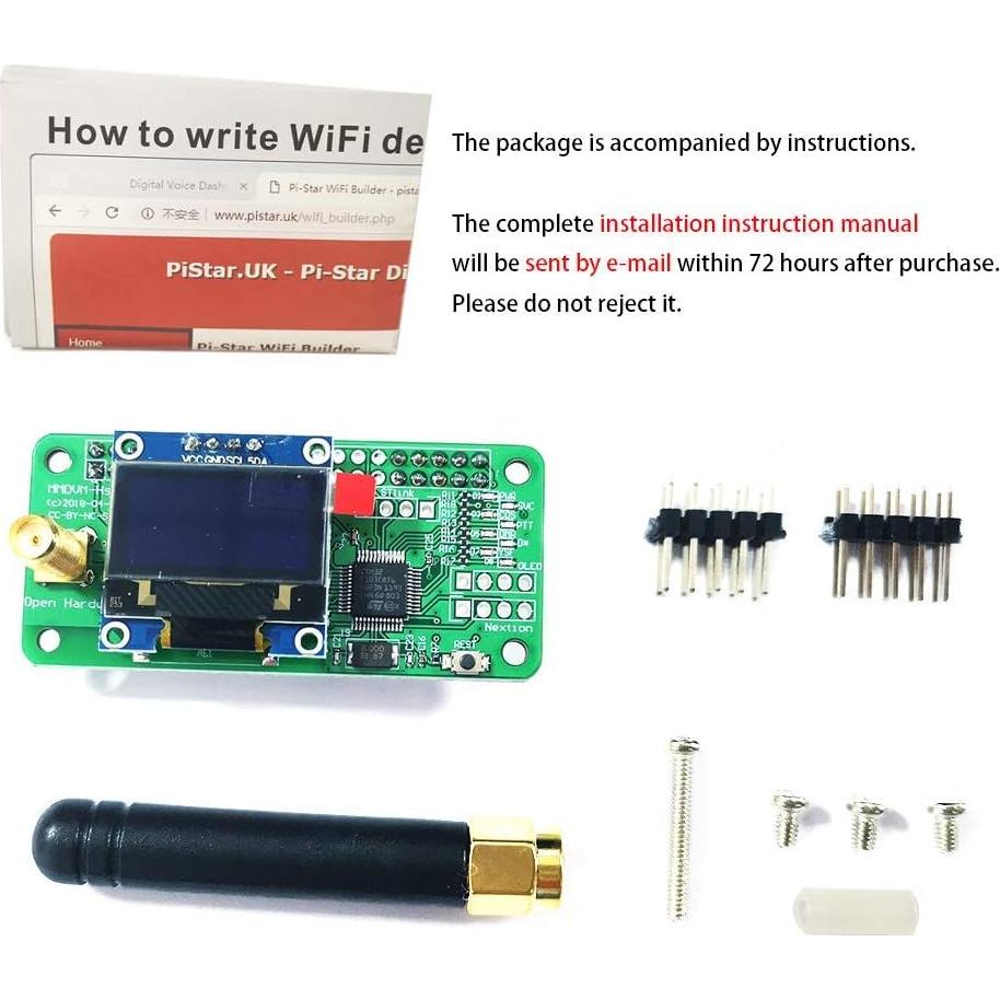 Estación de Radio MMDVM SDRGEEK con Antena y Pantalla OLED
