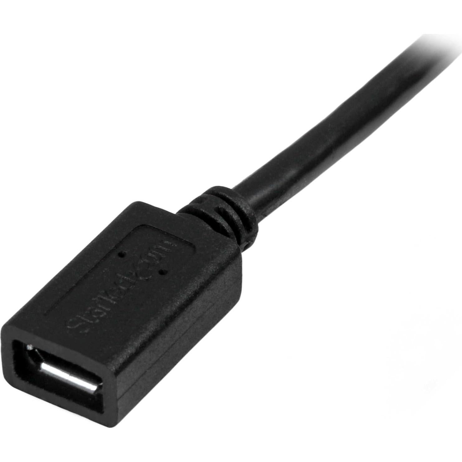 Cable de Extensión Micro-USB 50cm StarTech USBUBEXT50CM