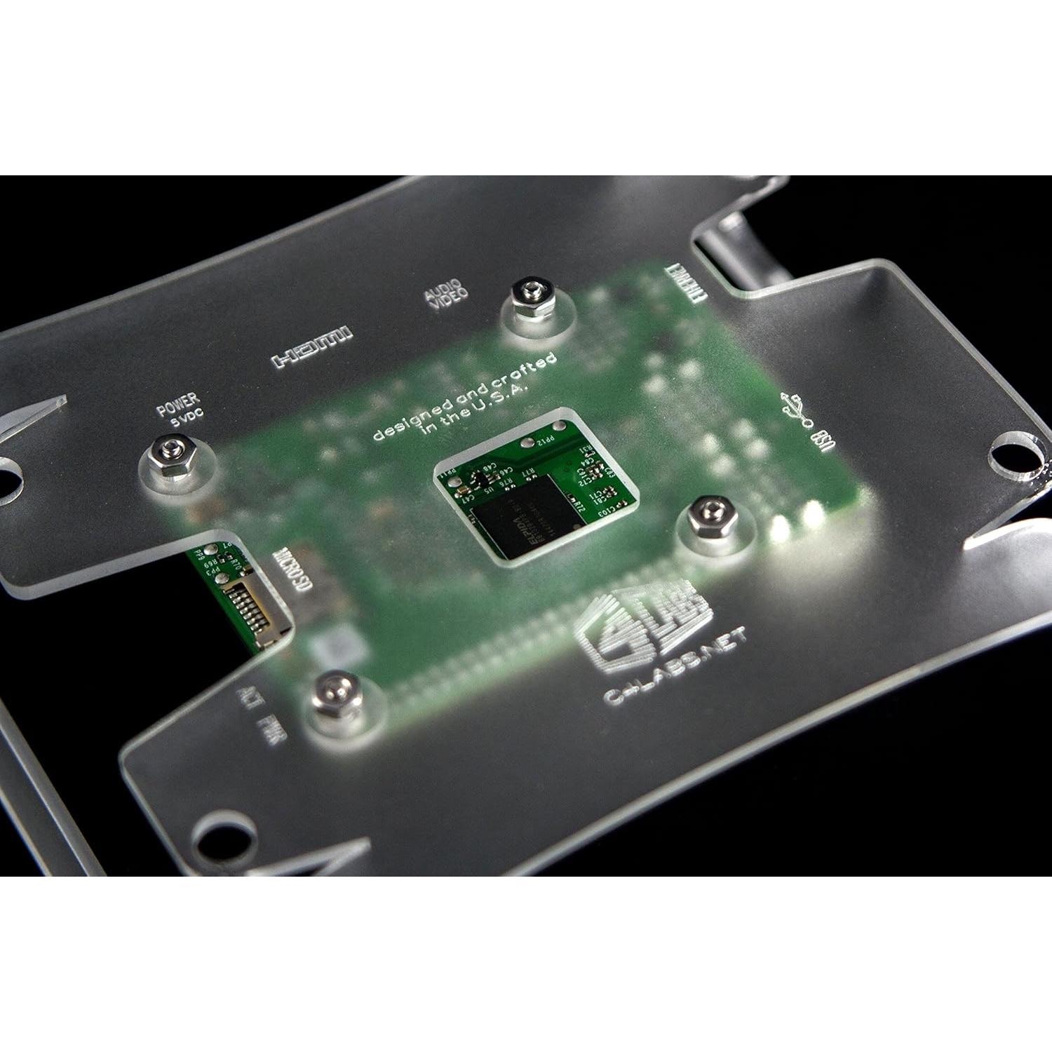 Carcasa Rebel C4Labs para Raspberry Pi 3B+, 2, B+, A+ DIY