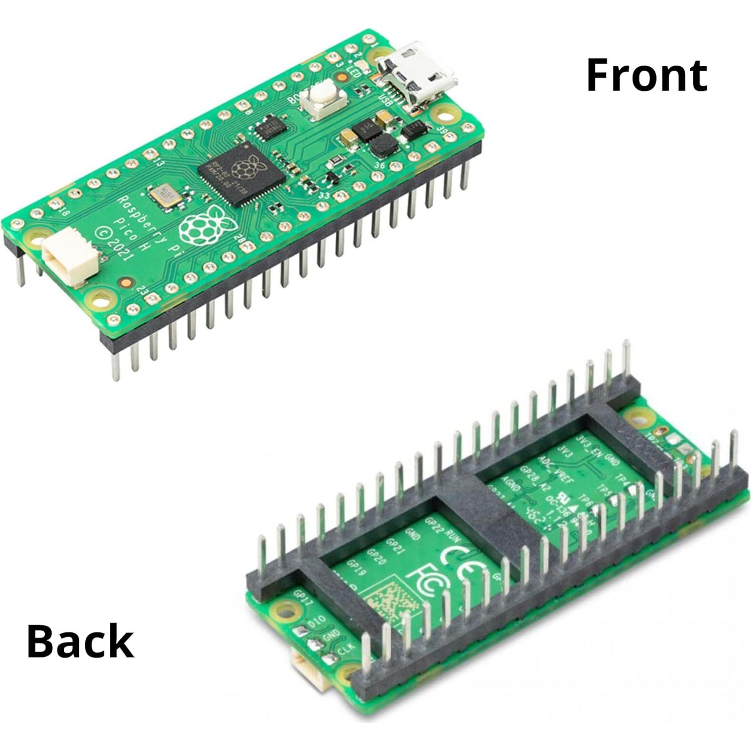 Kit Raspberry Pi Pico H con Pines Pre-soldados y Cable USB