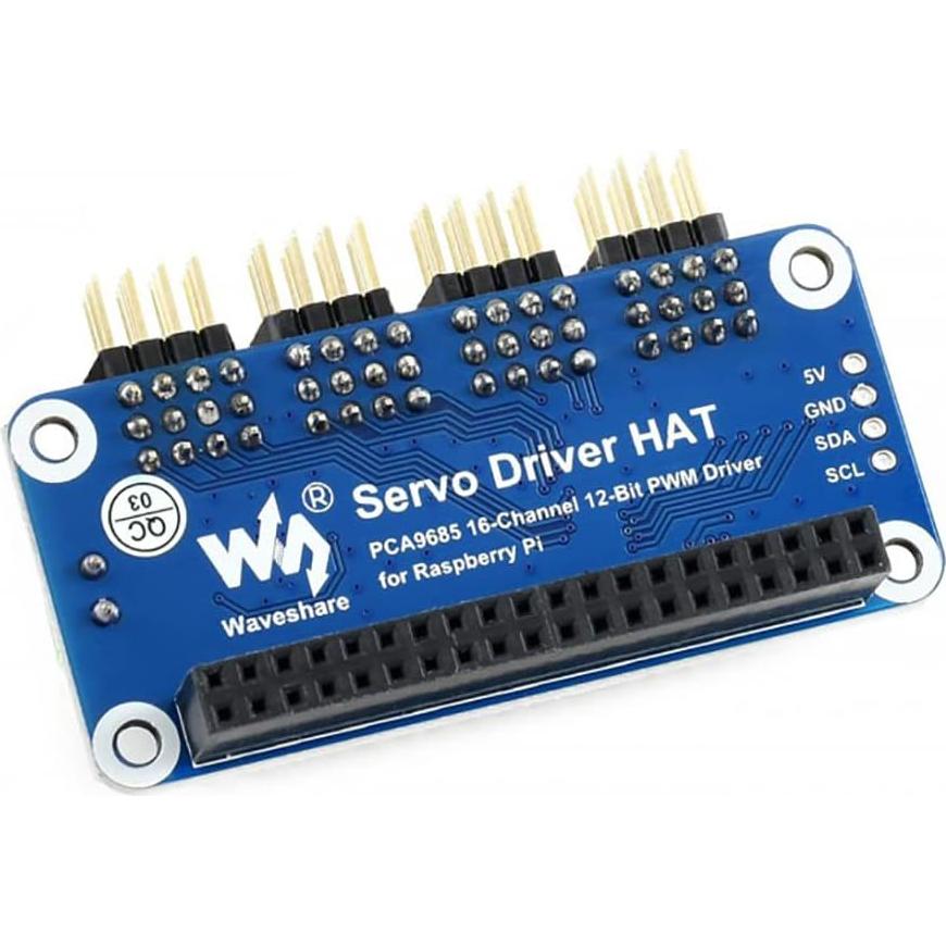 Controlador de Servo HAT Coolwell para Raspberry Pi 16 Canales I2C