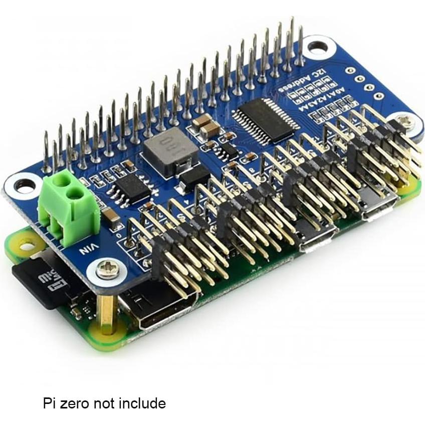 Controlador de Servo HAT Coolwell para Raspberry Pi 16 Canales I2C