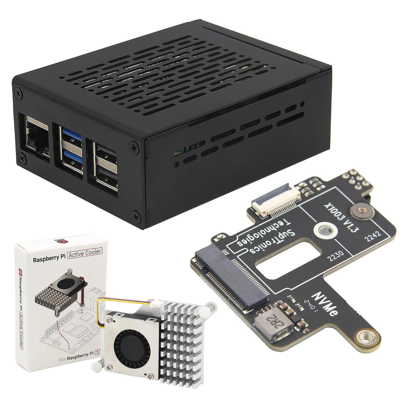 Geekworm X1003 Placa PCIe M.2 NVMe para Raspberry Pi 5