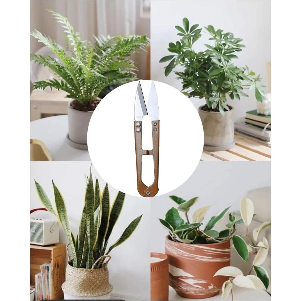 Paquete de 3 tijeras de poda MUUZLL 10,41 cm acero inoxidable