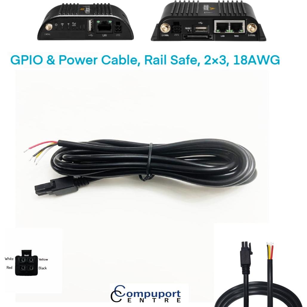 Cable de Alimentación DC Molex 4 Pines CompuPort 1.52m