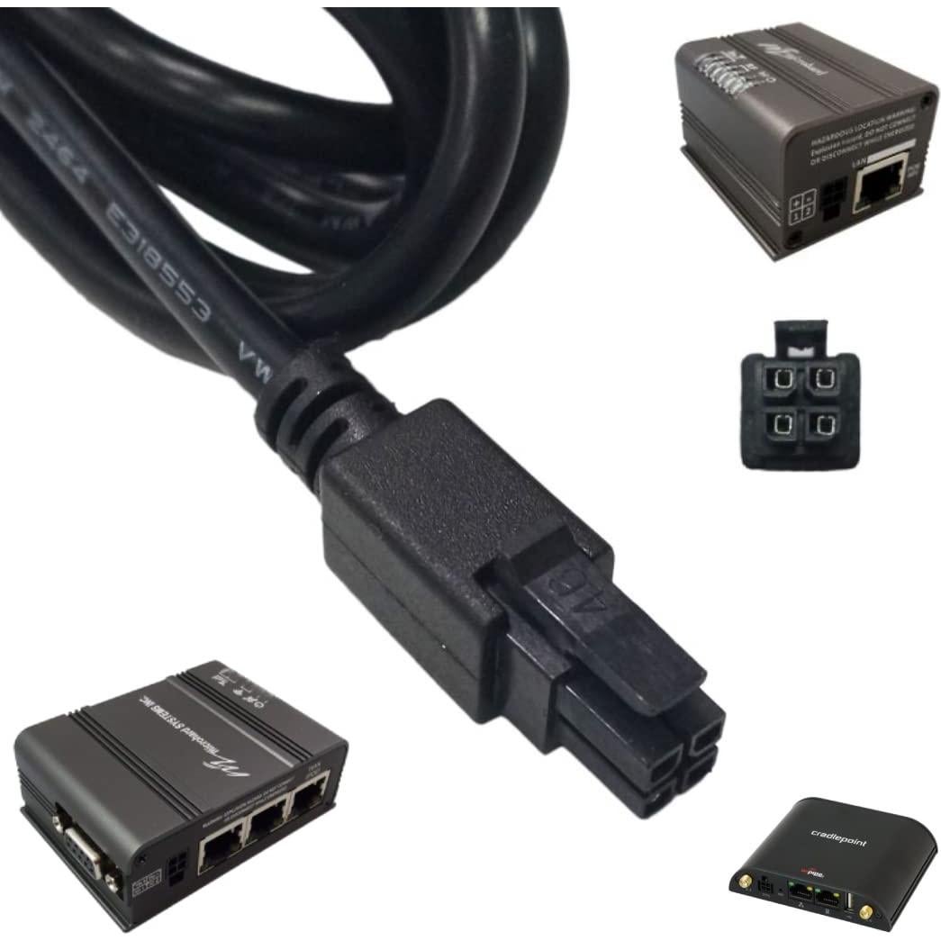 Cable de Alimentación DC Molex 4 Pines CompuPort 1.52m