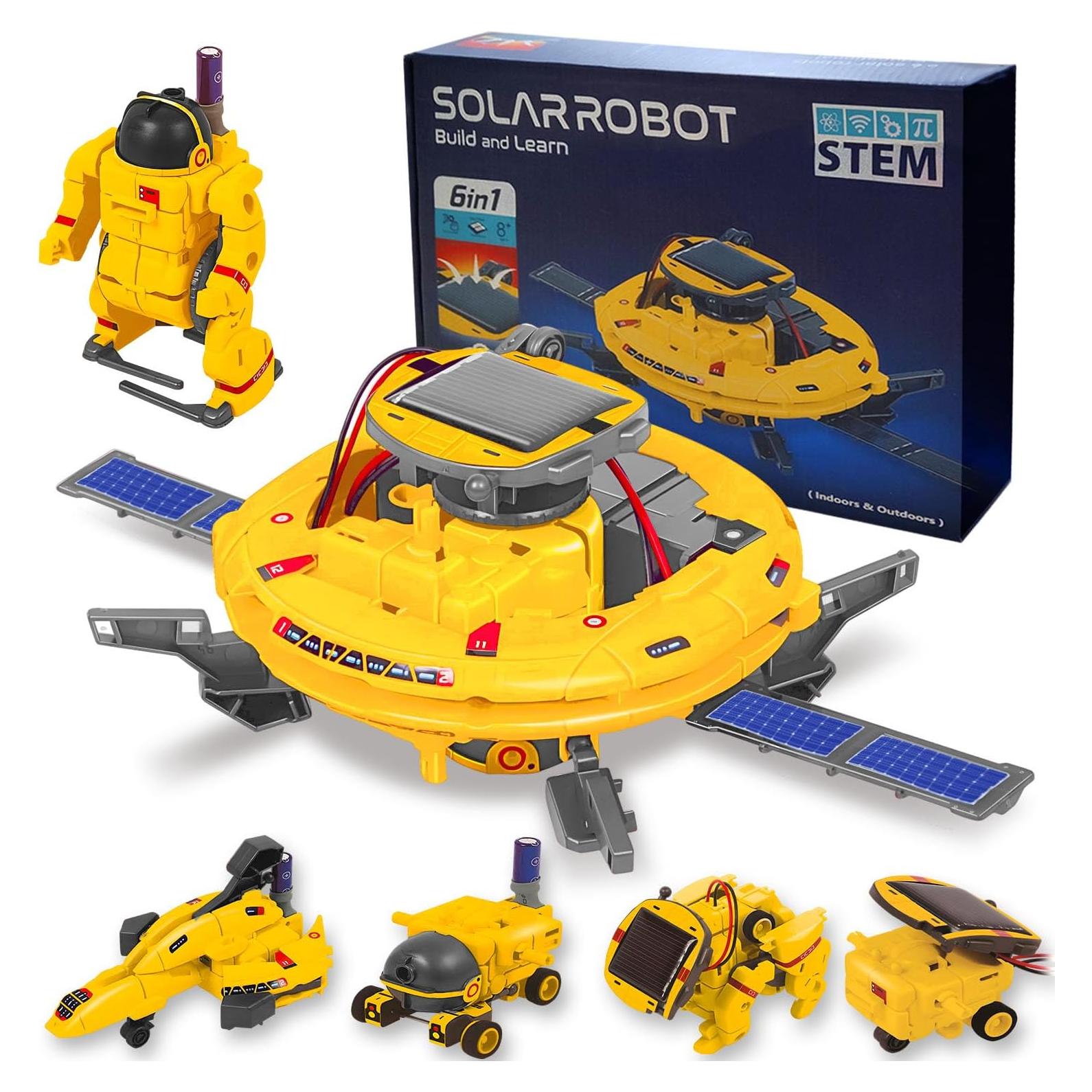 Juego de Robótica Solar 6 en 1 Hechify para Niños 8-12 Años