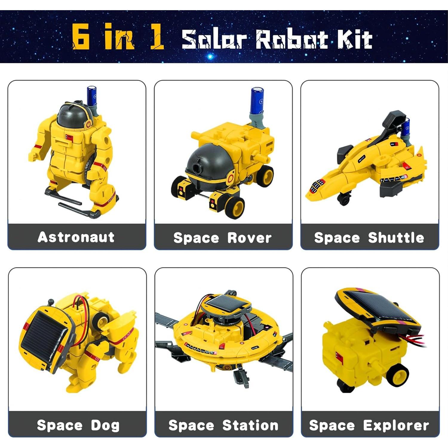 Juego de Robótica Solar 6 en 1 Hechify para Niños 8-12 Años