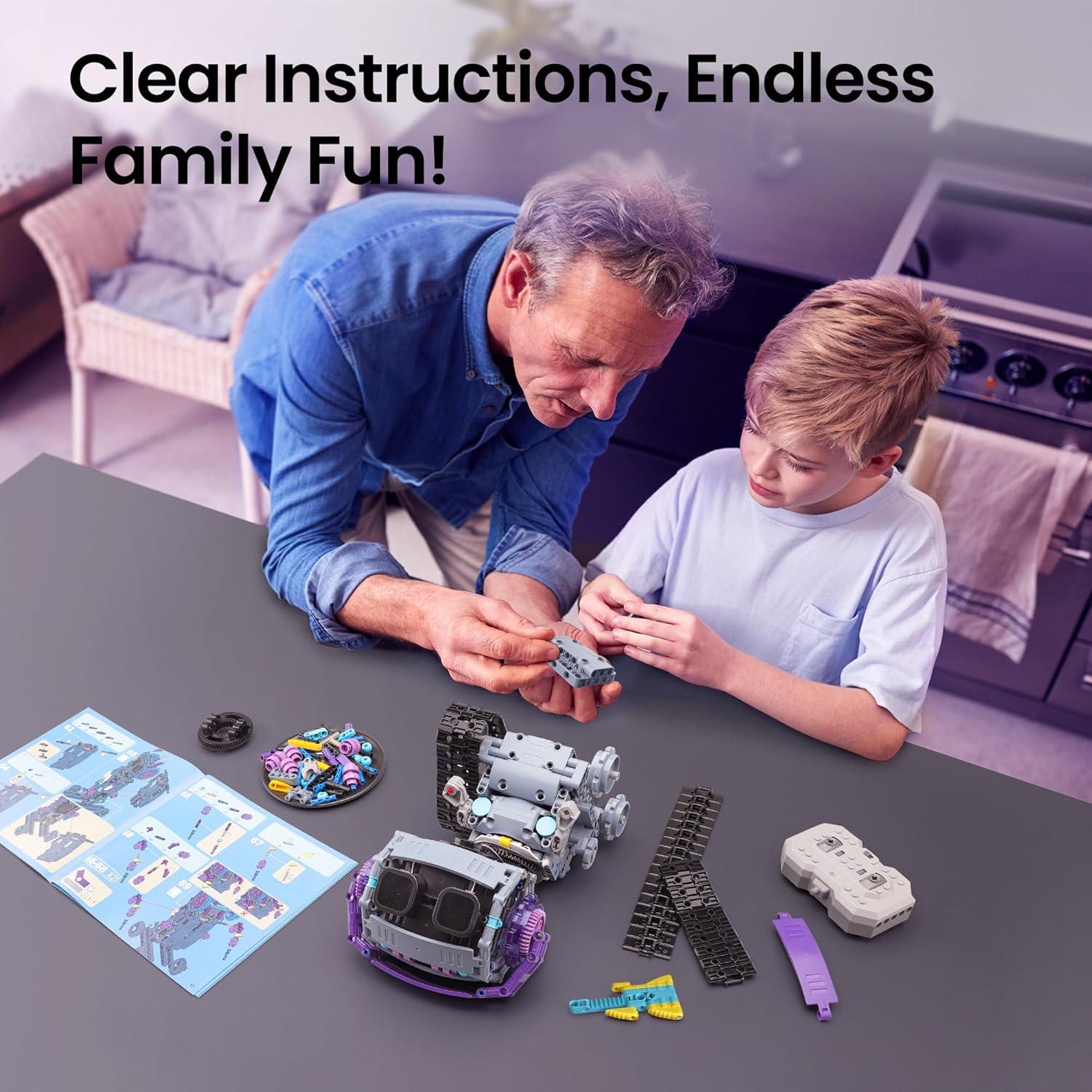 Kit de Robot Sillbird 5 en 1 con Control Remoto 433 Piezas