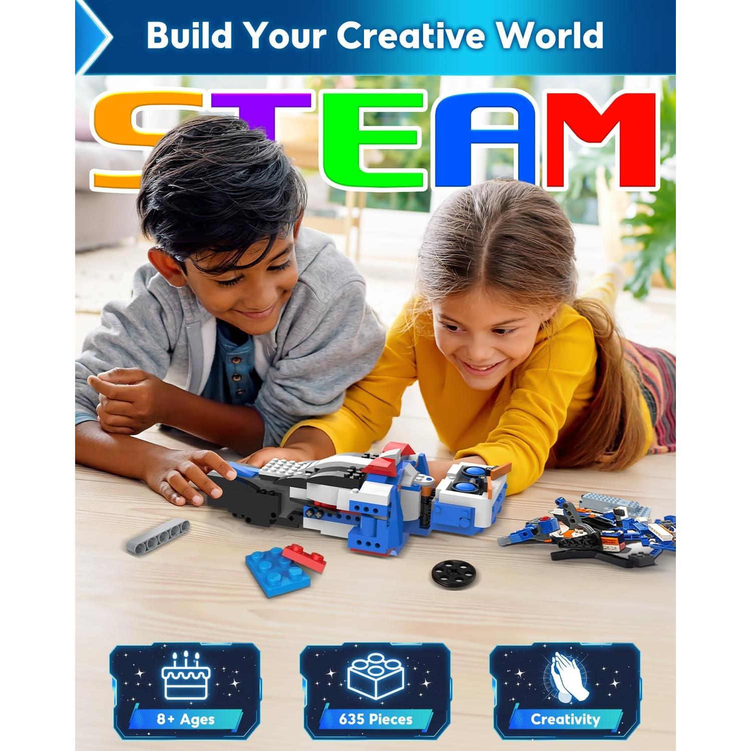 Kit de Construcción de Robots HBUDS 635 Piezas STEM 8+