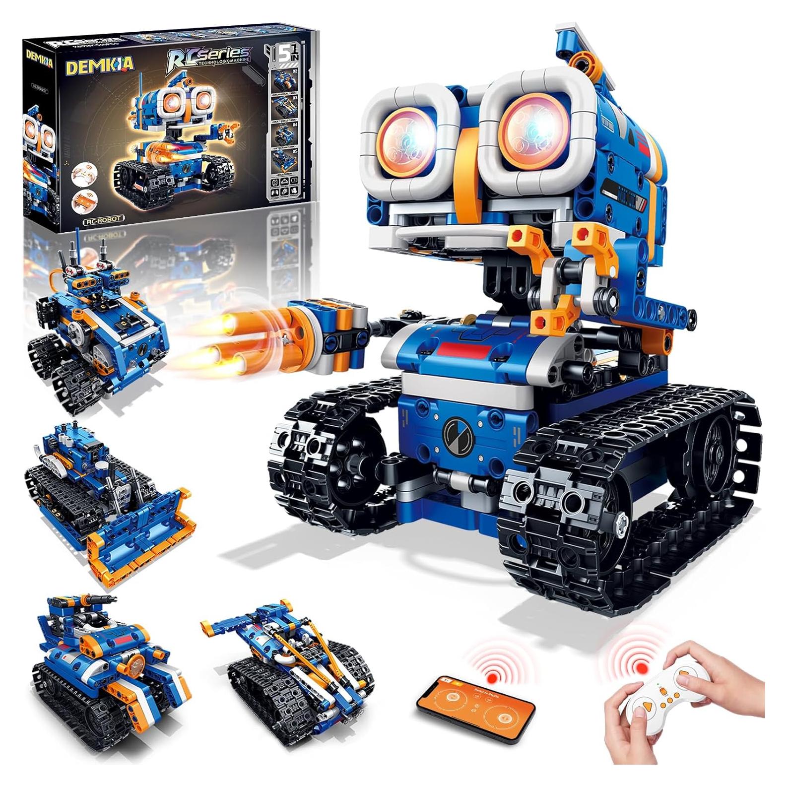 Kit de Robot STEM 5 en 1 Demkia 560 Piezas Control Remoto