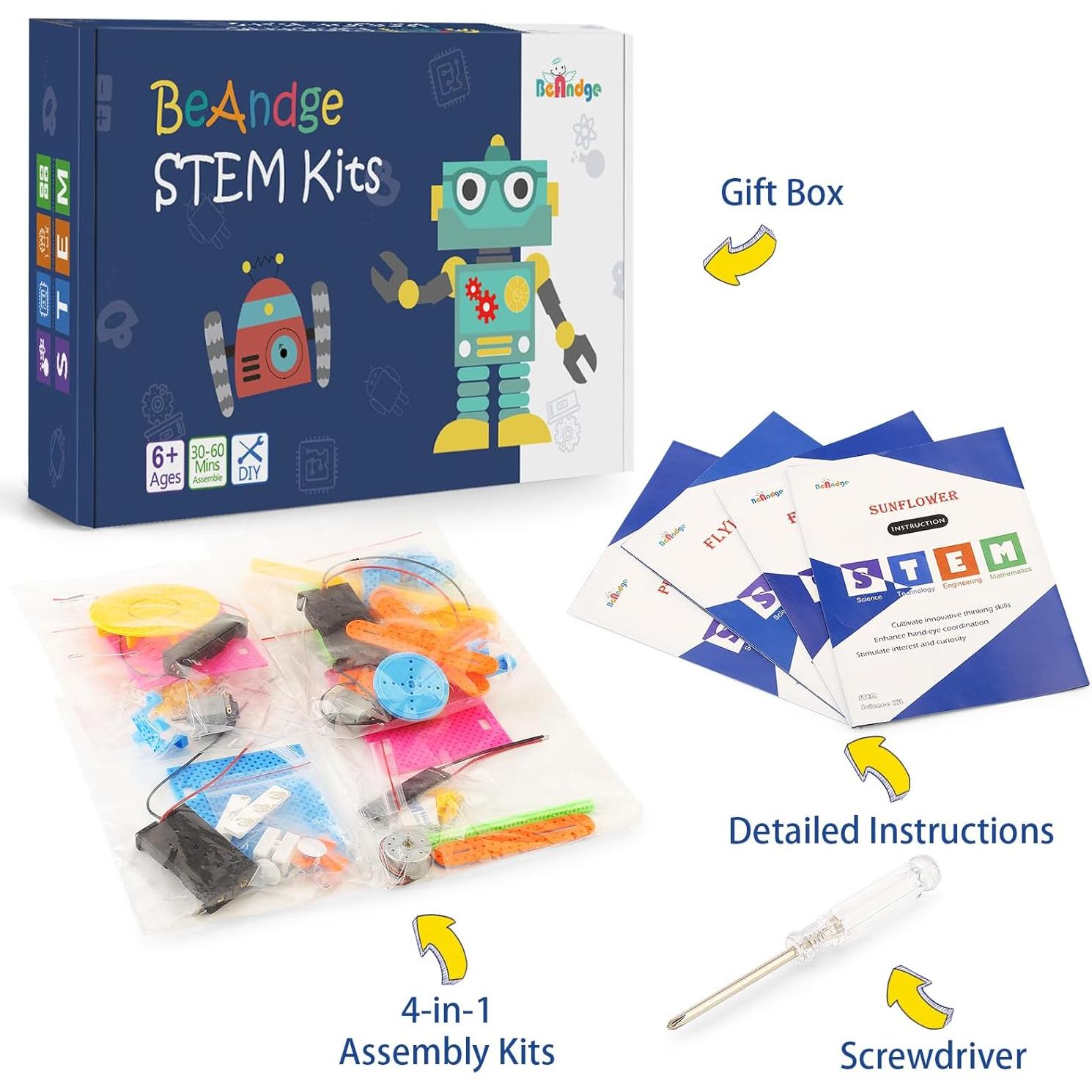Kit de Juguetes STEM BeAndge para Niñas 6-12 Años