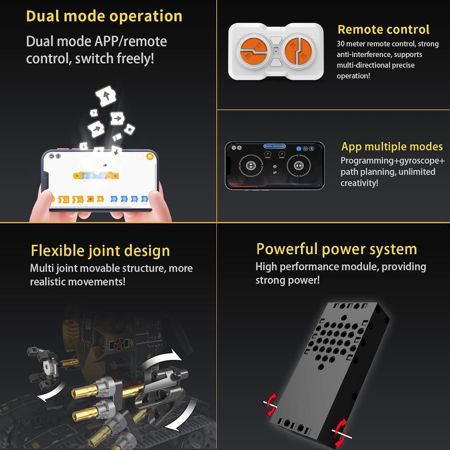 Kit de Construcción Robot 5 en 1 Shantou 323 Piezas