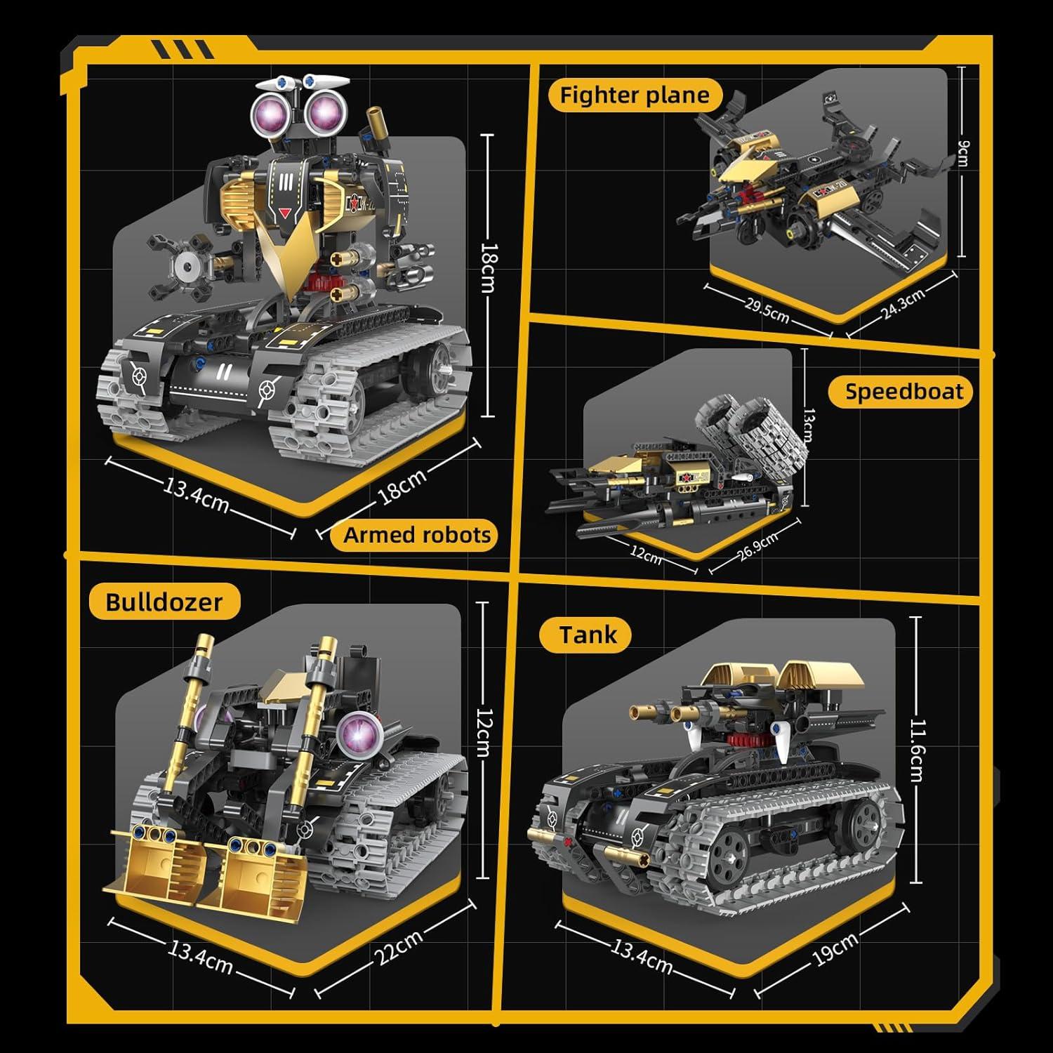 Kit de Construcción Robot 5 en 1 Shantou 323 Piezas