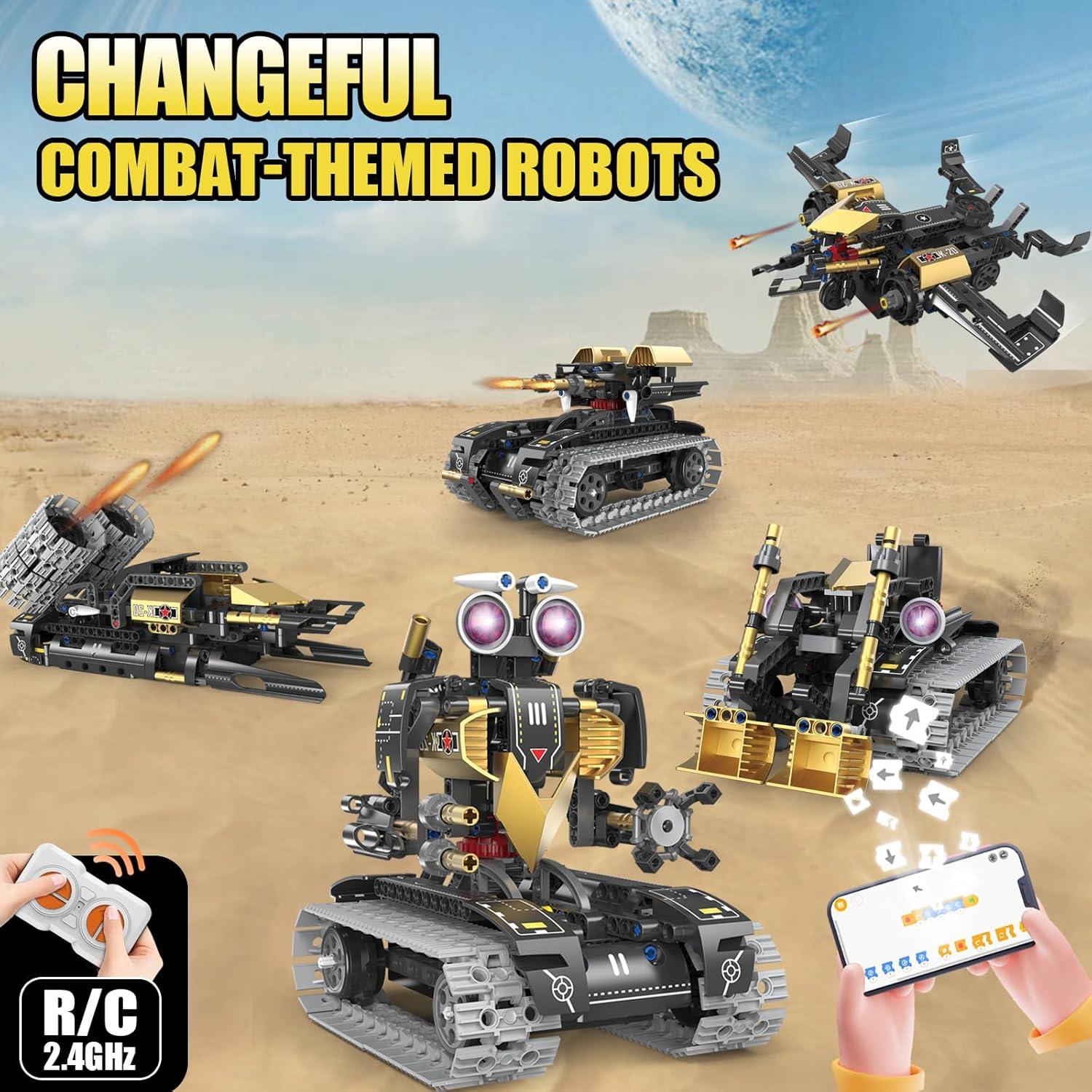 Kit de Construcción Robot 5 en 1 Shantou 323 Piezas