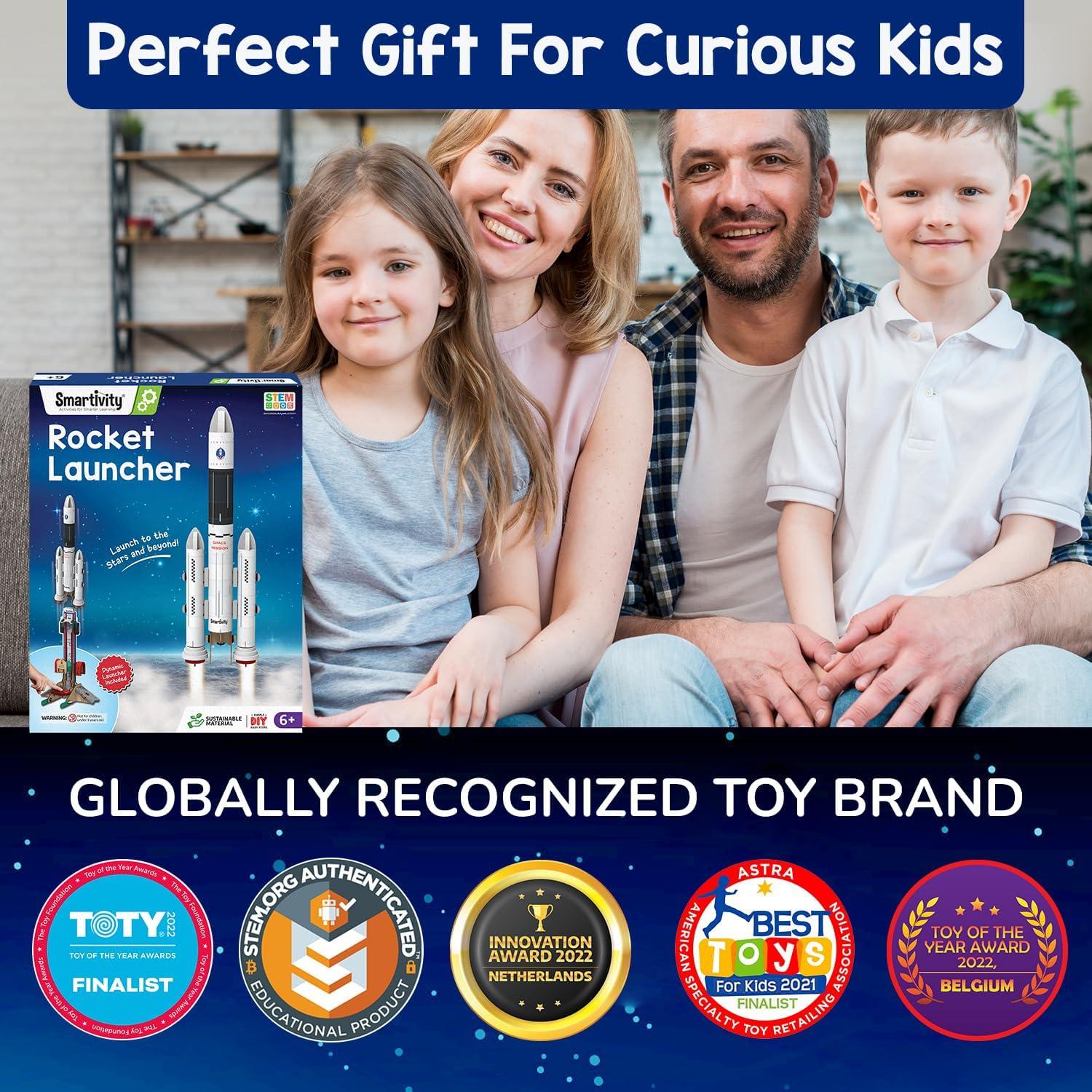 Kit de Cohete Smartivity para Niños 6-14 Años - DIY STEM