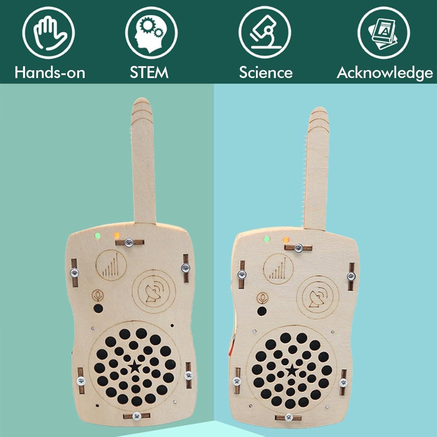 Kit de Walkie Talkies DIY Annisoka para Niños 6-14 Años
