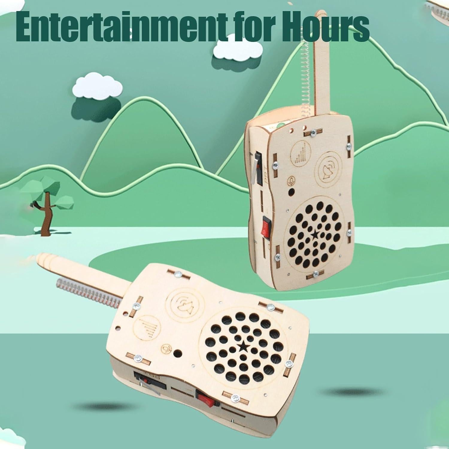 Kit de Walkie Talkies DIY Annisoka para Niños 6-14 Años