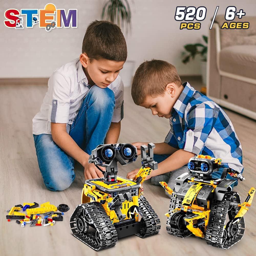 HOGOKIDS Juguetes de Construcción Robots 5 en 1 Control Remoto