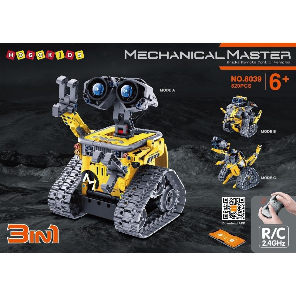 HOGOKIDS Juguetes de Construcción Robots 5 en 1 Control Remoto