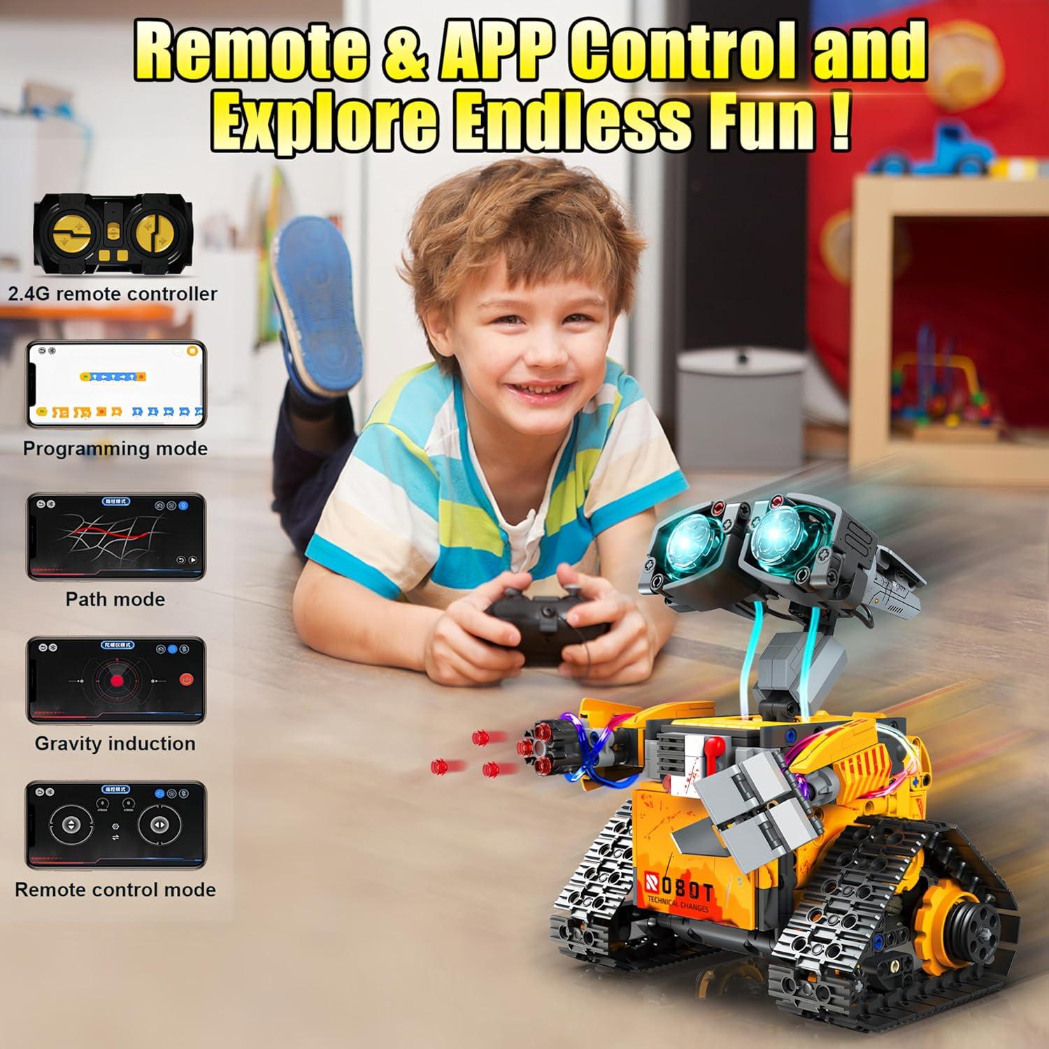 Kit de Robots 5 en 1 Yerloa para Niños 8 a 12 Años