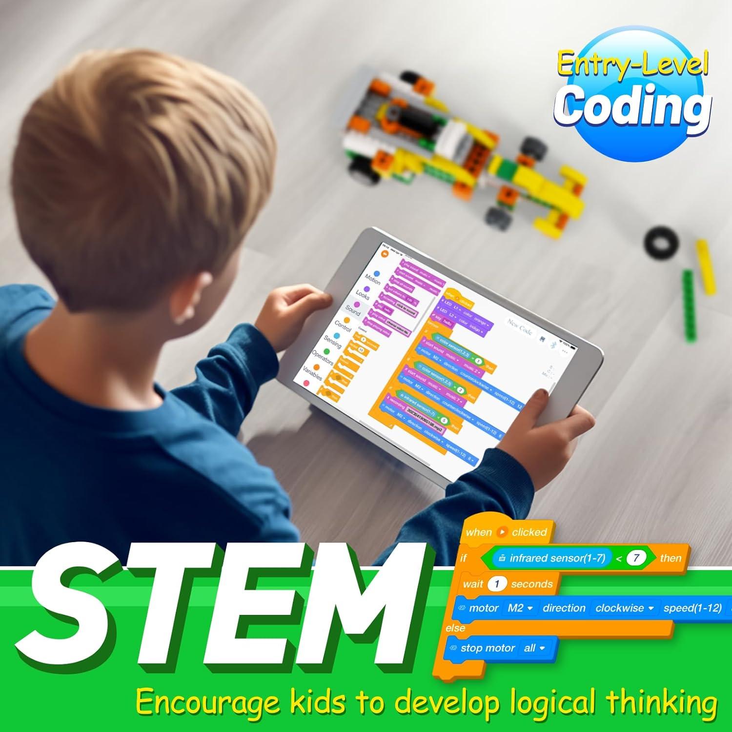 Kit de Construcción Robot Q Apitor 20 en 1 para Niños