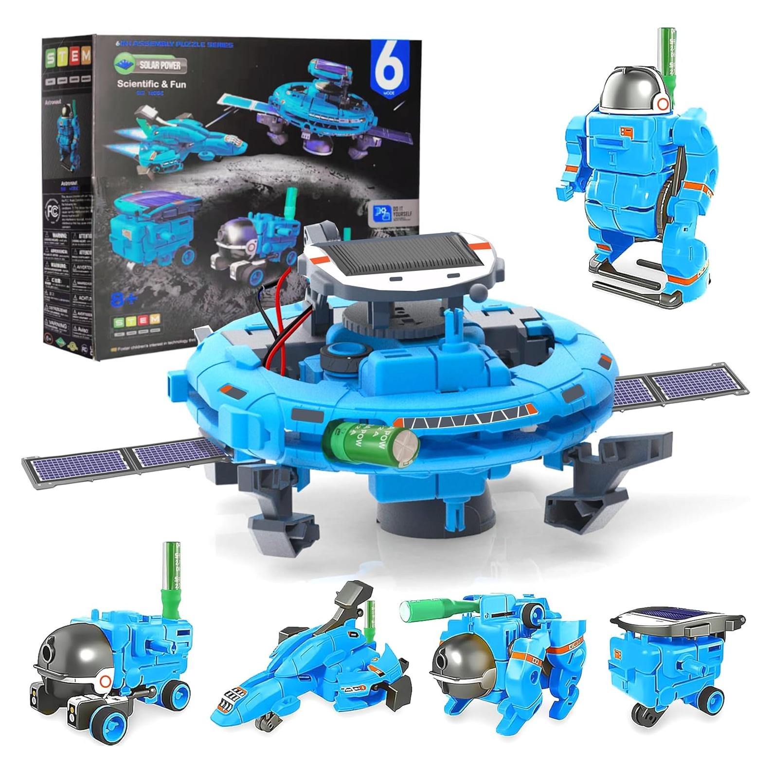 Kit Robot Solar 6-en-1 ColorDream para Niños 8-12 Años