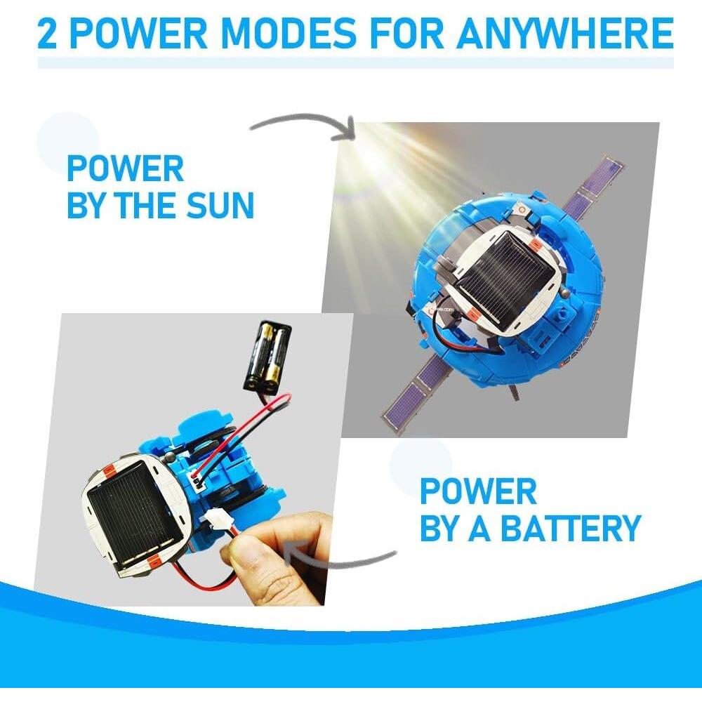 Kit Robot Solar 6-en-1 ColorDream para Niños 8-12 Años