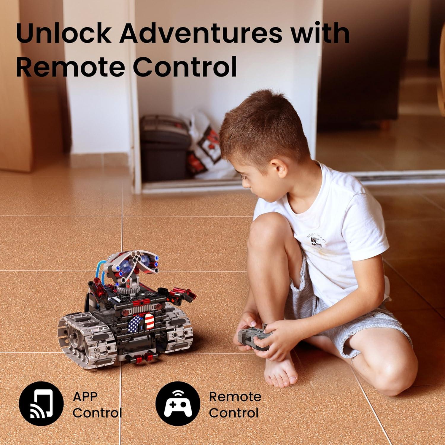 Kit de Robot Sillbird 631 Piezas Control Remoto 4 en 1