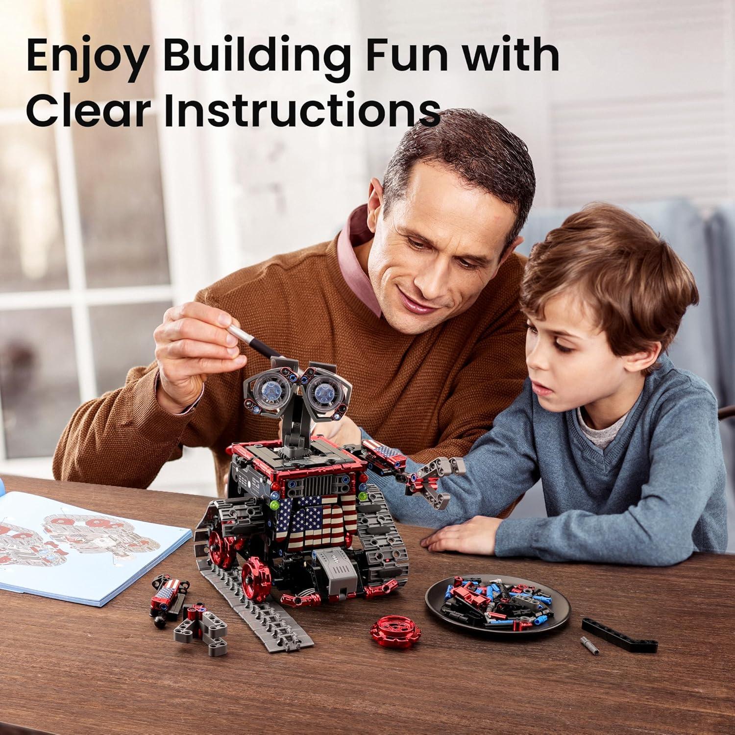 Kit de Robot Sillbird 631 Piezas Control Remoto 4 en 1