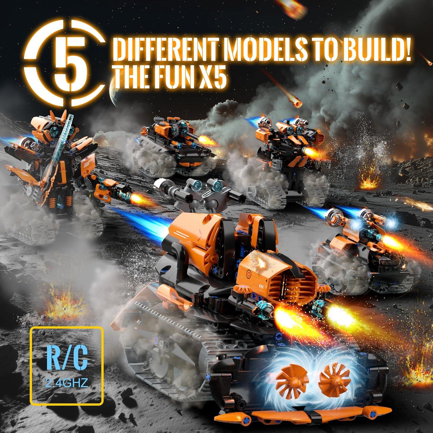 Kit de Construcción Robot 5 en 1 TOBSABPX 689 Piezas