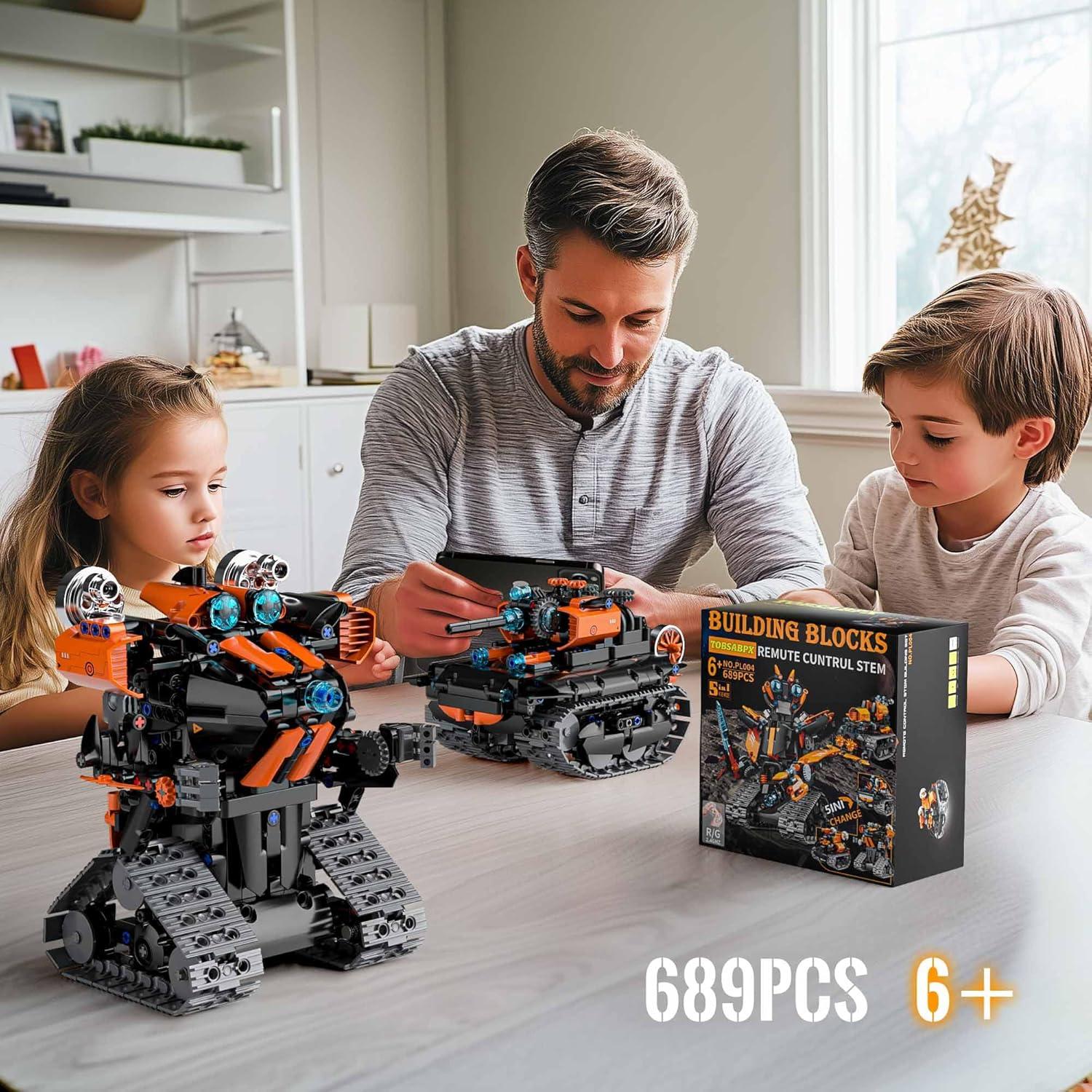 Kit de Construcción Robot 5 en 1 TOBSABPX 689 Piezas