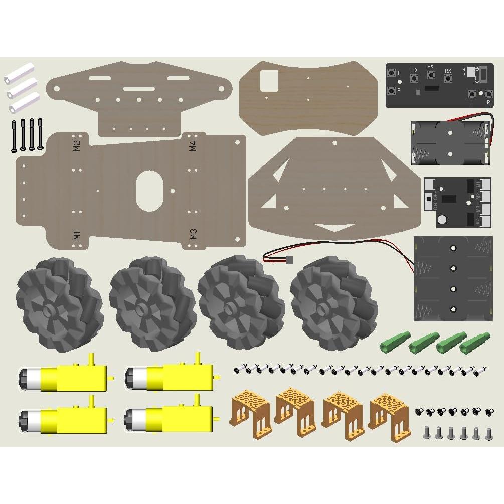 Kit de Coche Robot RC LEPANDA para Niños 8 a 16 Años