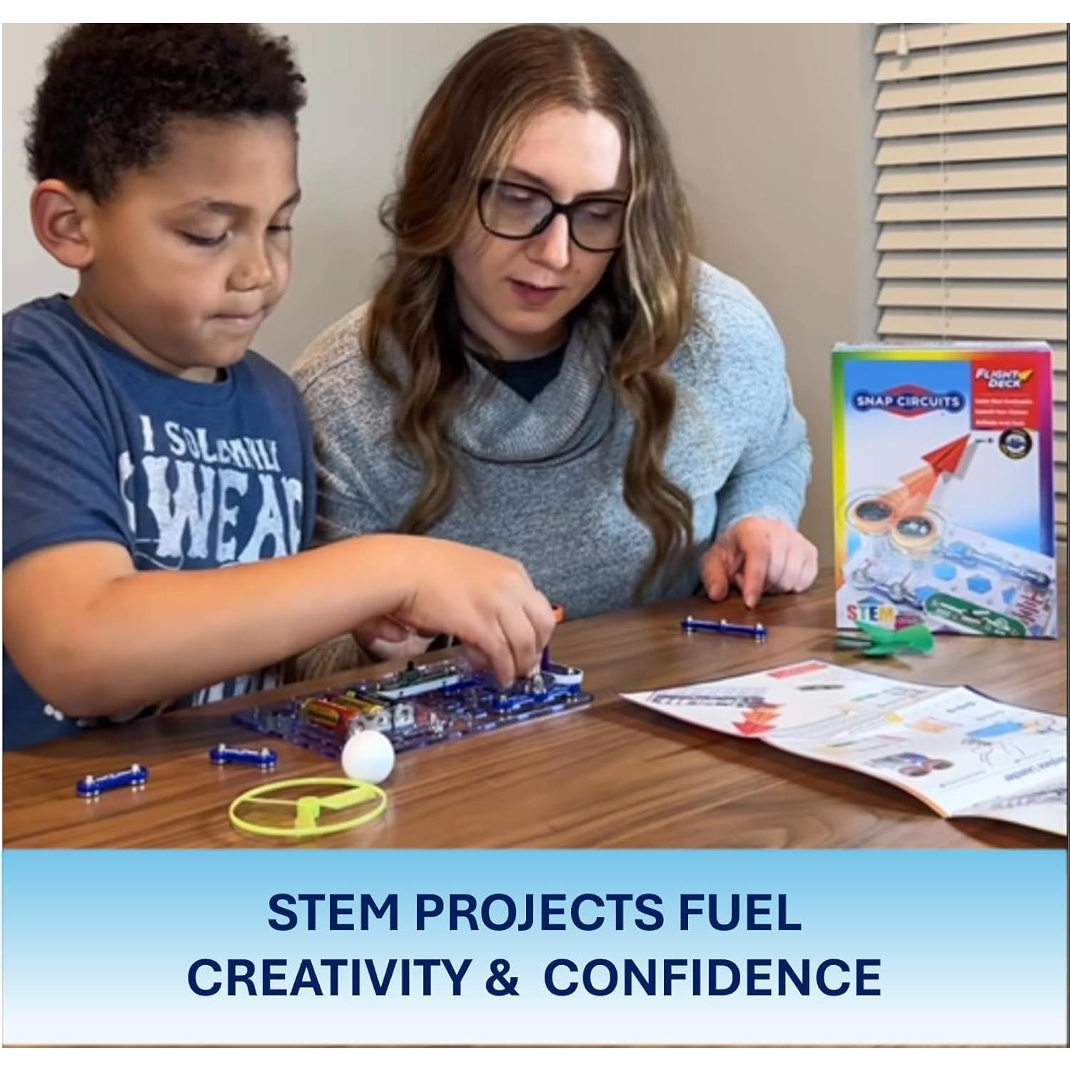 Kit de Juguete de Ciencia Snap Circuits Flight Deck 8+