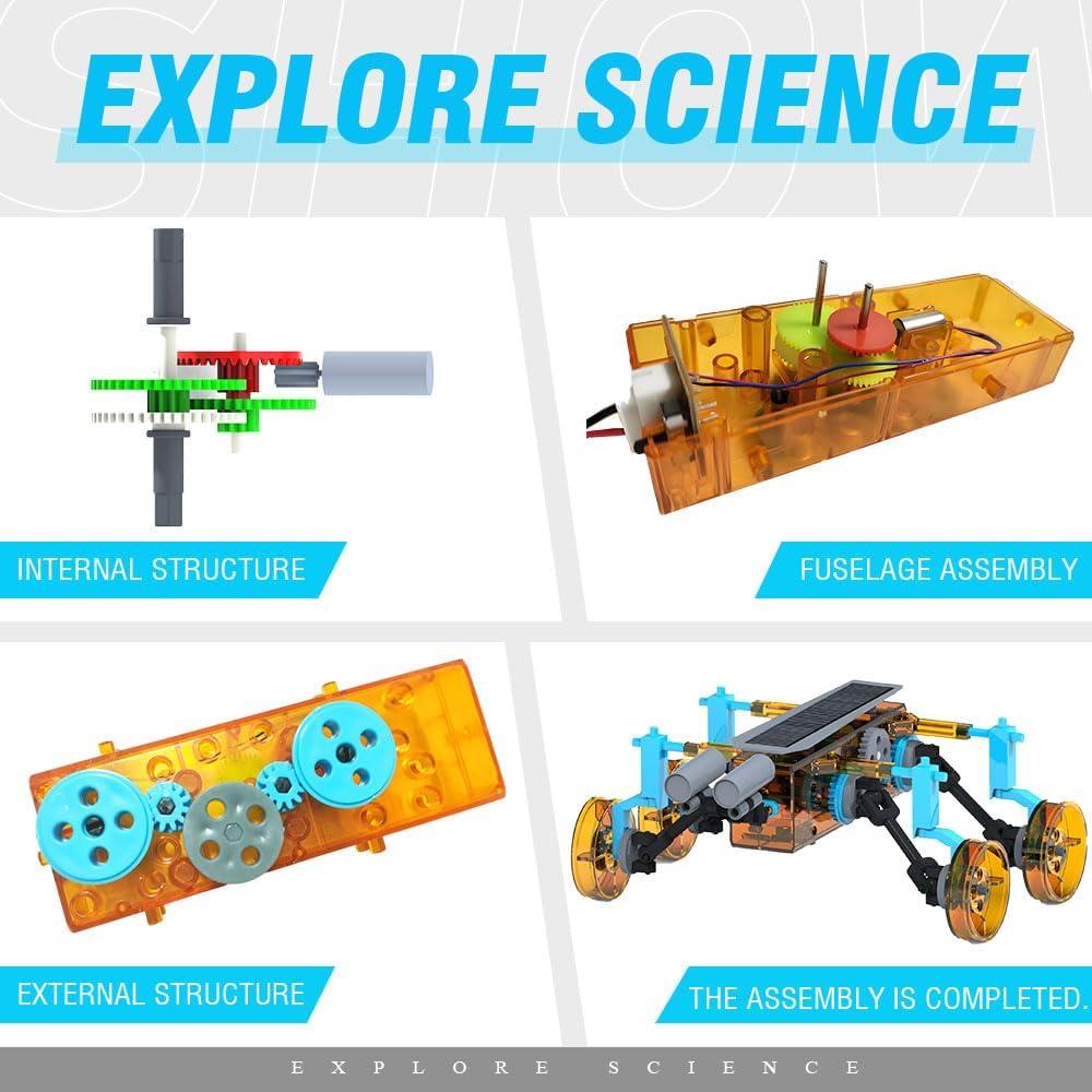 Kit Robot Solar 25-en-1 ColorDream para Niños 8-12 Años