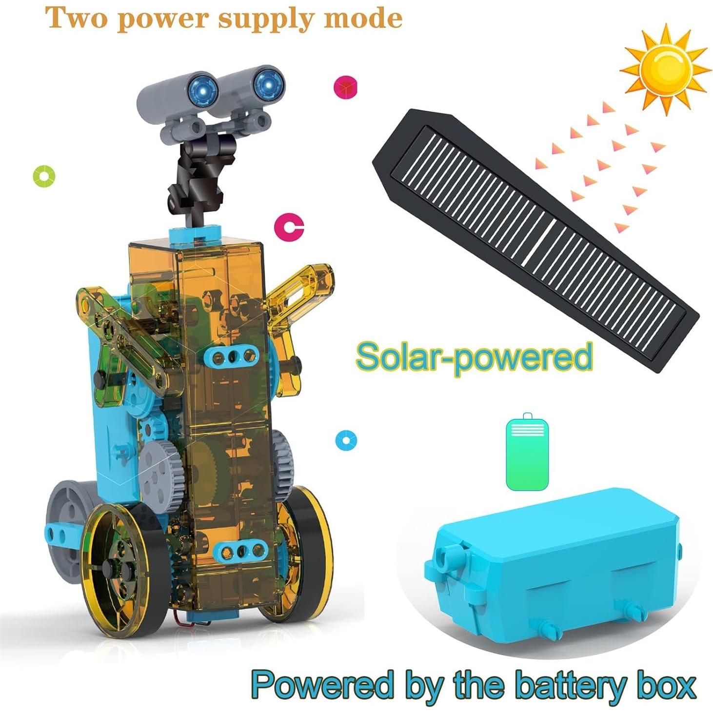 Kit Robot Solar 25-en-1 ColorDream para Niños 8-12 Años