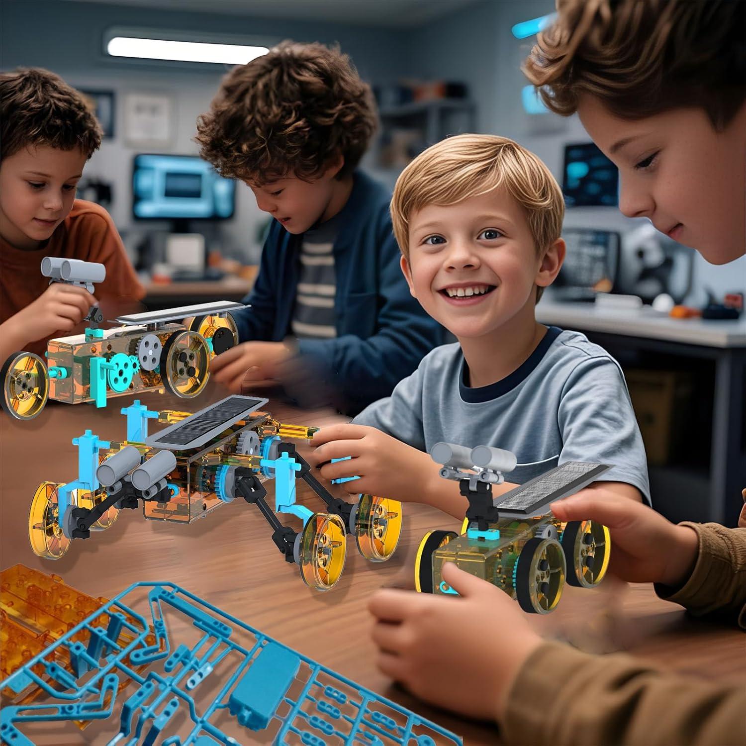 Kit Robot Solar 25-en-1 ColorDream para Niños 8-12 Años