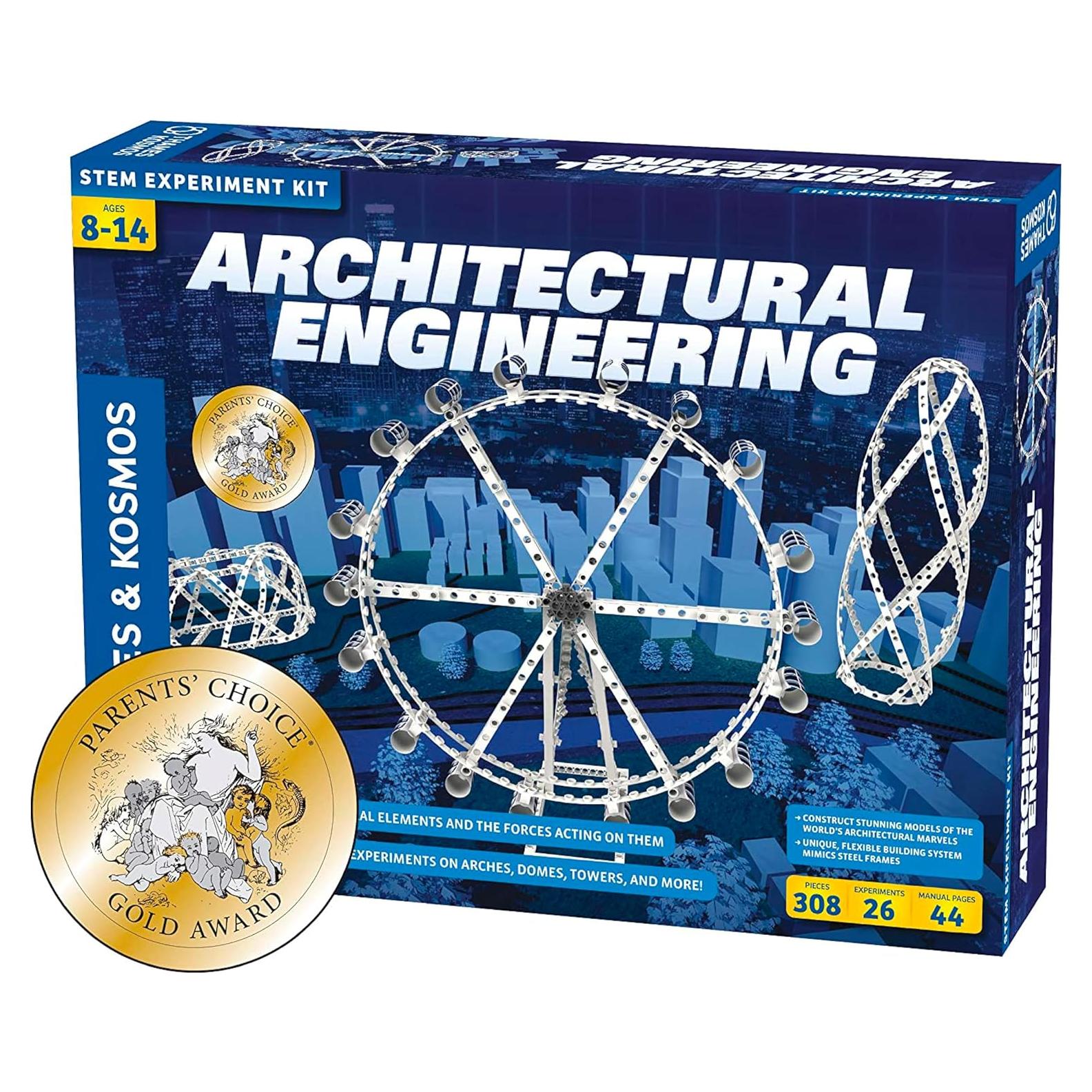 Kit de Ingeniería Arquitectónica Thames & Kosmos 26 Modelos