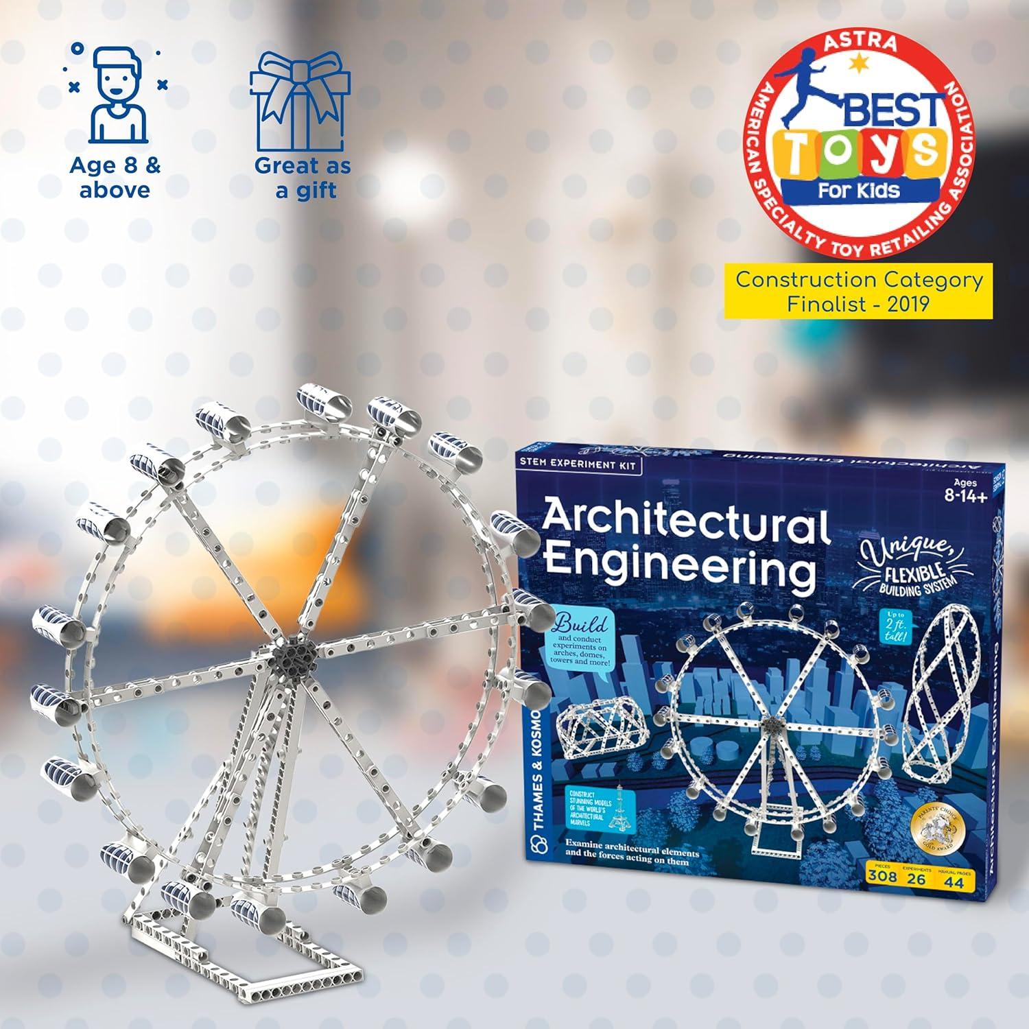 Kit de Ingeniería Arquitectónica Thames & Kosmos 26 Modelos