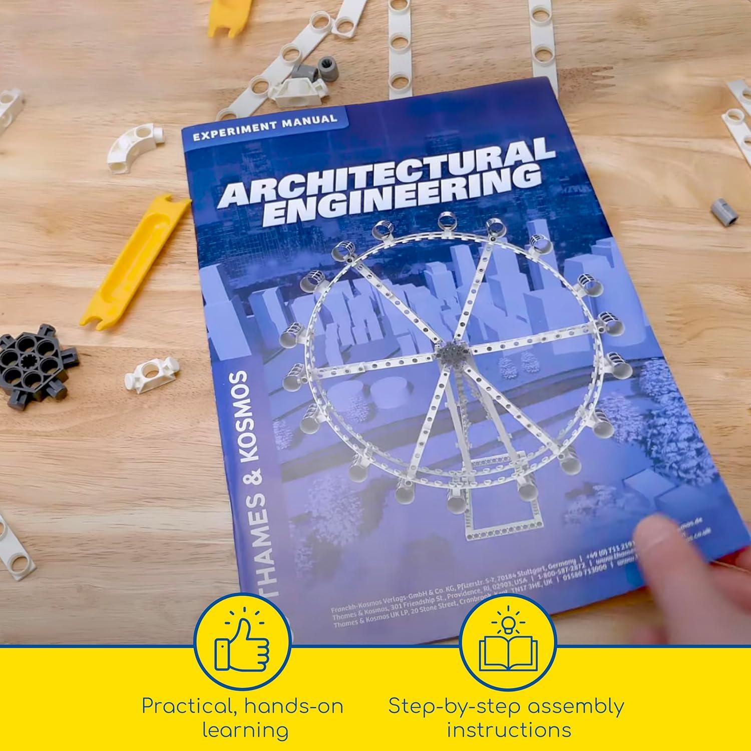 Kit de Ingeniería Arquitectónica Thames & Kosmos 26 Modelos