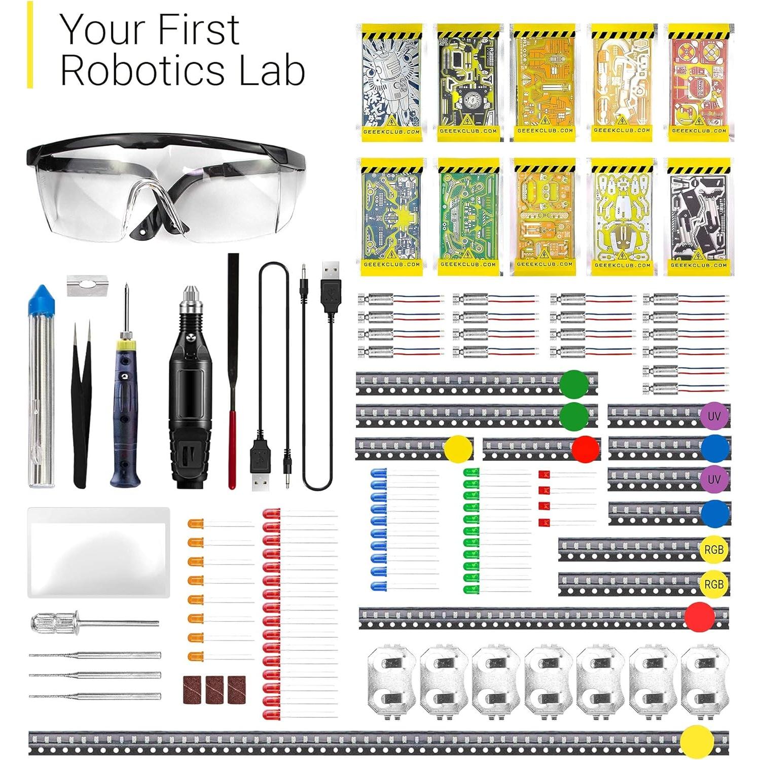 Kit de Construcción de Robots Geeek Club - 7 Bots Voodoo
