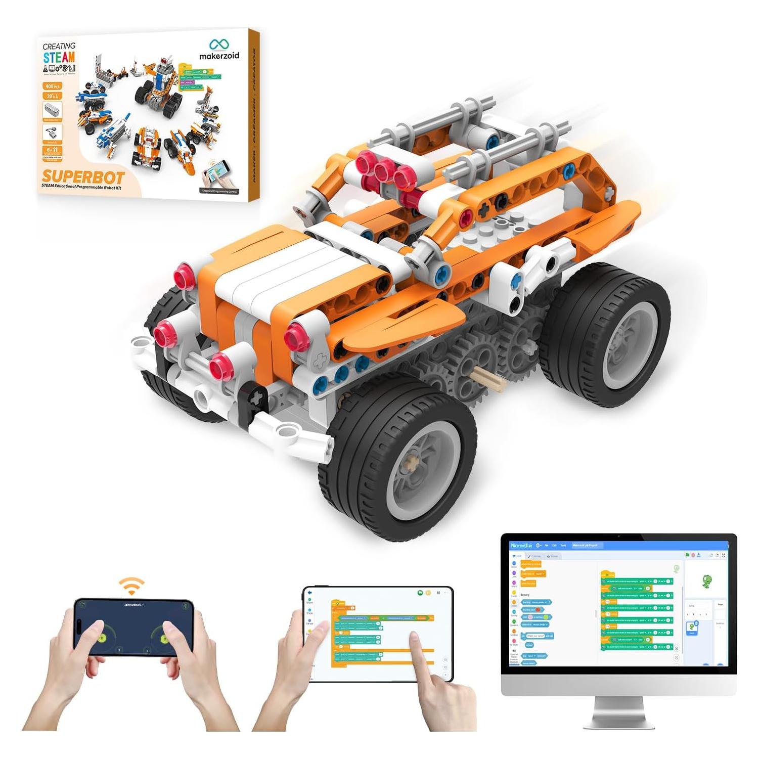 Kit de Robot de Codificación Makerzoid 26 en 1 para Niños